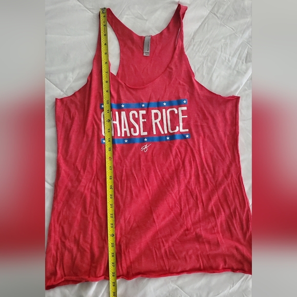 NWOT Chase Rice raw edge Tank Top - Picture 5 of 6